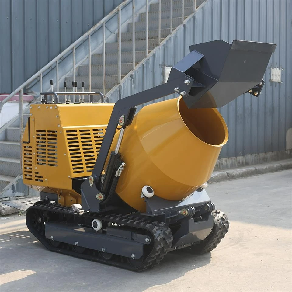 TLERA 750kg Tracked Concrete Mixer With Powerful Engine And Crawler Design best